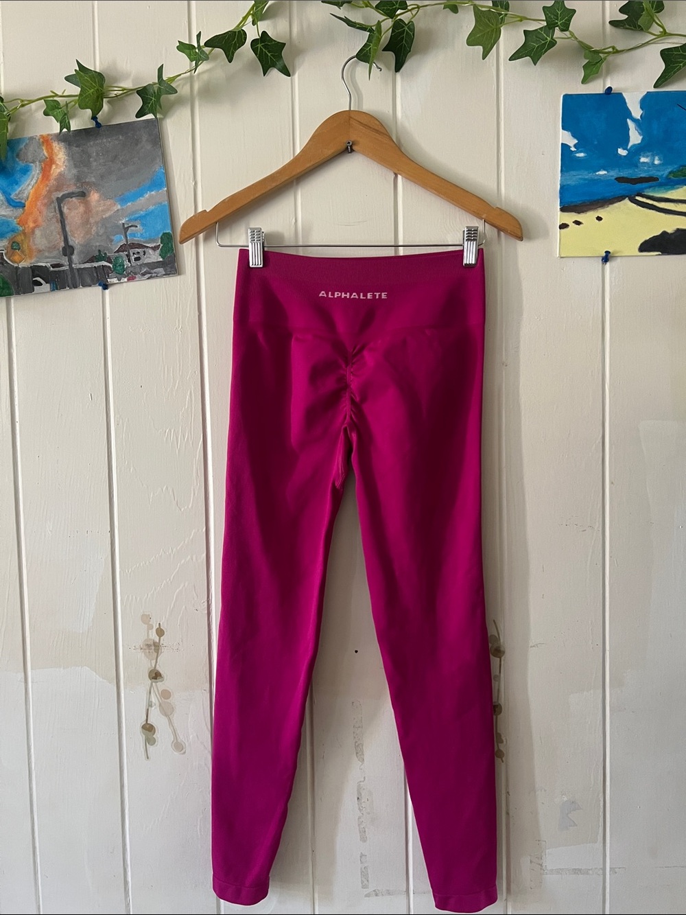 Alphalete Magenta Leggings - High-Rise Active Bottoms